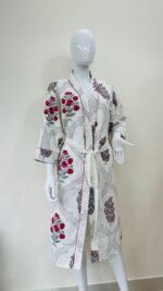 BLOCK PRINT BATHROBE - Image 2