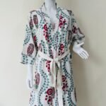 BLOCK PRINT BATHROBE