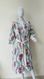 BLOCK PRINT BATHROBE