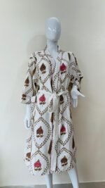 BLOCK PRINT BATHROBE - Image 3