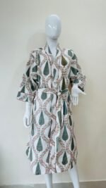 BLOCK PRINT BATHROBE - Image 8