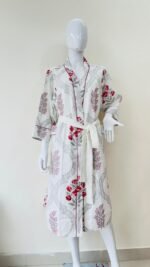 BLOCK PRINT BATHROBE - Image 7