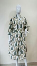 BLOCK PRINT BATHROBE - Image 10