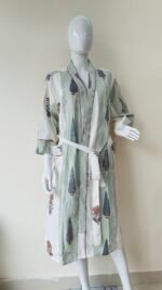 BLOCK PRINT BATHROBE - Image 9