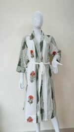 BLOCK PRINT BATHROBE - Image 12