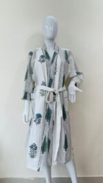 BLOCK PRINT BATHROBE - Image 13