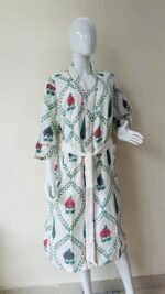 BLOCK PRINT BATHROBE - Image 16