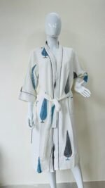 BLOCK PRINT BATHROBE - Image 15