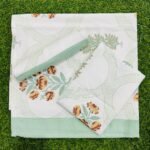 BLOCK PRINT BATH TOWEL SET