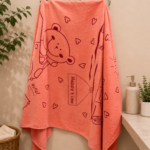KIDS' MICROFIBER BATH TOWEL 24X48 INCHES