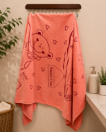 KIDS' MICROFIBER BATH TOWEL 24X48 INCHES