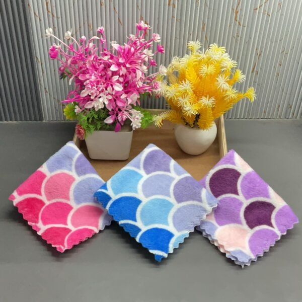 MERMAID SCALE HANDKERCHIEF (12x12 inch)