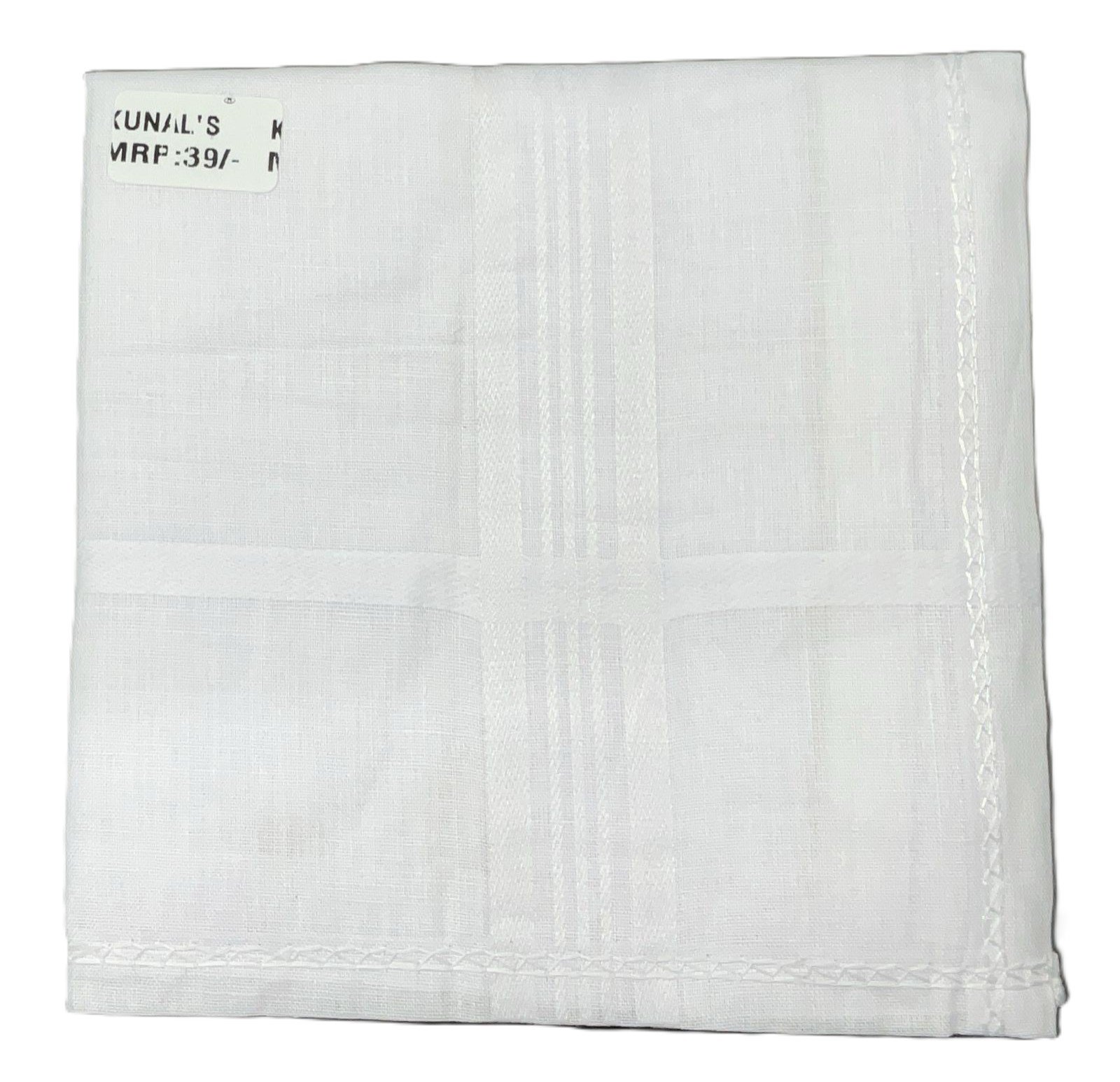 WhatsApp Image 2026-05-09 at 11.20.43 AM WHITE COTTON HANDKERCHIEF - Image 1