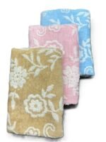 FLORAL JACQUARD COTTON HAND TOWEL - Image 3