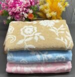 FLORAL JACQUARD COTTON HAND TOWEL