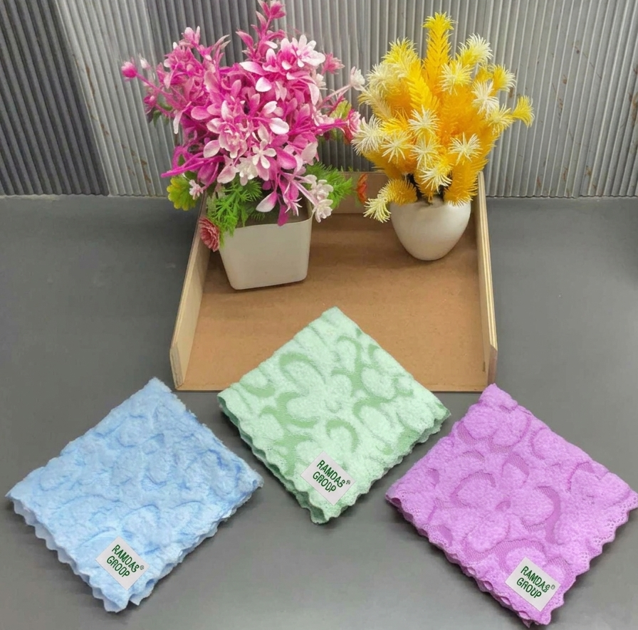 image_57d39ecb (1) 3D JACQUARD FLEECE HANDKERCHIEF (12x12 inch) - Image 1